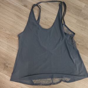 Lululemon Women’s Charcoal Gray Strappy Tank Top
